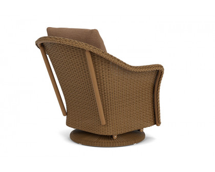 Lloyd Flanders™ Weekend Retreat Swivel Glider Lounge Chair - Hickory, Canvas Natural