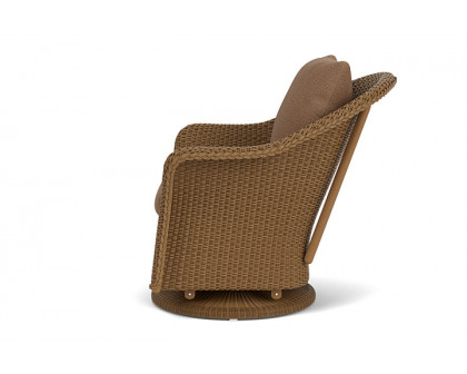 Lloyd Flanders™ Weekend Retreat Swivel Glider Lounge Chair - Hickory, Canvas Natural