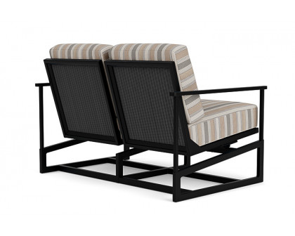 Lloyd Flanders™ Summit Spring Rocker Loveseat - Charcoal