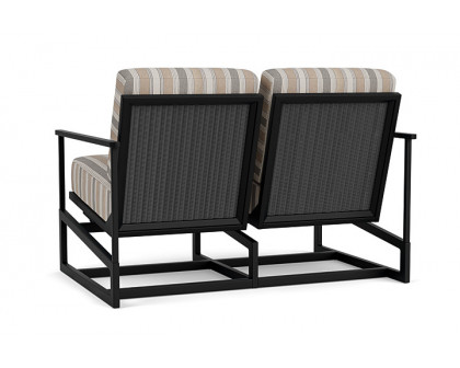 Lloyd Flanders™ Summit Spring Rocker Loveseat - Charcoal