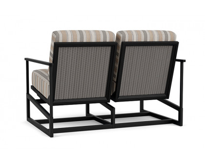 Lloyd Flanders™ Summit Spring Rocker Loveseat - Pewter