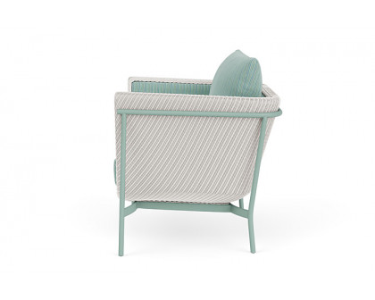 Lloyd Flanders™ Solstice Lounge Chair - White, Sea Glass