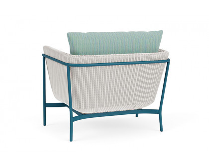 Lloyd Flanders™ Solstice Lounge Chair - White, Peacock