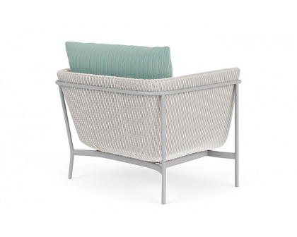 Lloyd Flanders™ Solstice Lounge Chair - White, Metallic Silver