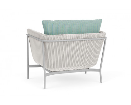 Lloyd Flanders™ Solstice Lounge Chair - White, Metallic Silver