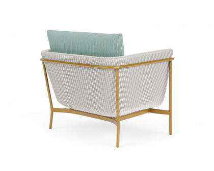 Lloyd Flanders™ Solstice Lounge Chair - White, Metallic Gold