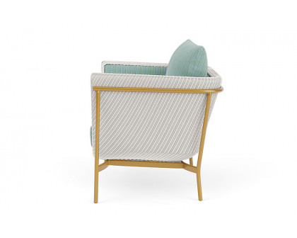 Lloyd Flanders™ Solstice Lounge Chair - White, Metallic Gold