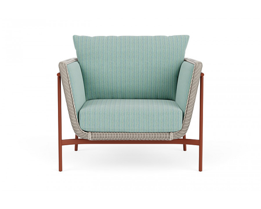 Lloyd Flanders™ Solstice Lounge Chair - Linen, Terracotta