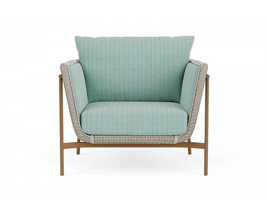 Lloyd Flanders™ Solstice Lounge Chair - Linen, Hickory