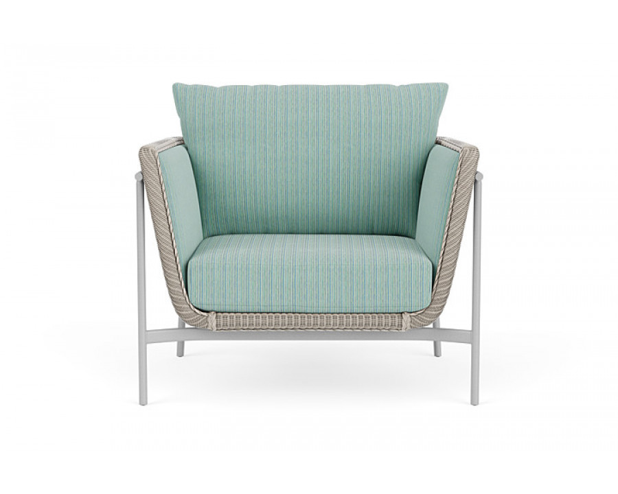 Lloyd Flanders™ Solstice Lounge Chair - Linen, Metallic Silver