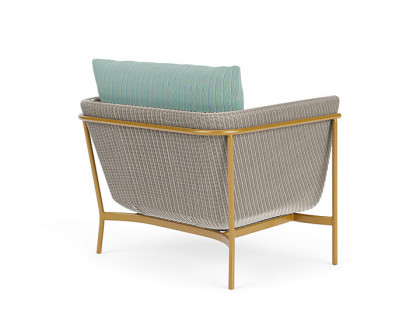 Lloyd Flanders™ Solstice Lounge Chair - Linen, Metallic Gold