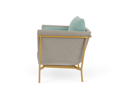 Lloyd Flanders™ Solstice Lounge Chair - Linen, Metallic Gold