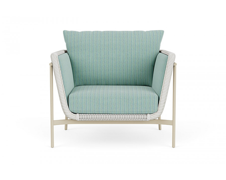 Lloyd Flanders™ Solstice Lounge Chair - Matte White, Linen