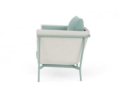 Lloyd Flanders™ Solstice Lounge Chair - Matte White, Sea Glass