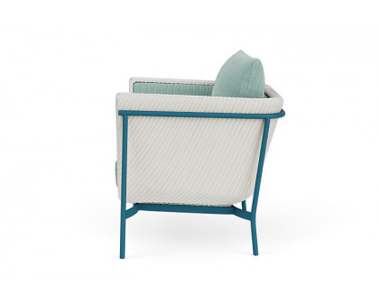 Lloyd Flanders™ Solstice Lounge Chair - Matte White, Peacock