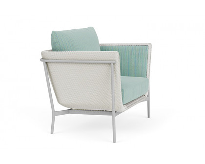 Lloyd Flanders™ Solstice Lounge Chair - Matte White, Metallic Silver