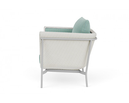 Lloyd Flanders™ Solstice Lounge Chair - Matte White, Metallic Silver