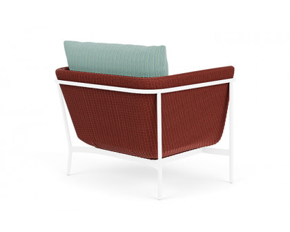 Lloyd Flanders™ Solstice Lounge Chair - Terracotta, White