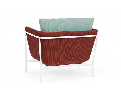 Lloyd Flanders™ Solstice Lounge Chair - Terracotta, Matte White