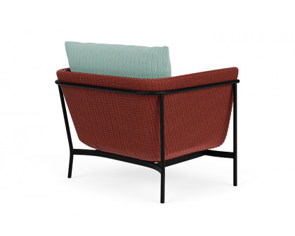 Lloyd Flanders™ Solstice Lounge Chair - Terracotta, Ebony