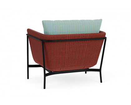 Lloyd Flanders™ Solstice Lounge Chair - Terracotta, Ebony