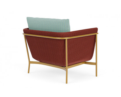 Lloyd Flanders™ Solstice Lounge Chair - Terracotta, Metallic Gold