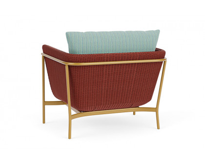 Lloyd Flanders™ Solstice Lounge Chair - Terracotta, Metallic Gold