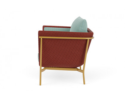 Lloyd Flanders™ Solstice Lounge Chair - Terracotta, Metallic Gold