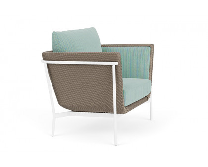 Lloyd Flanders™ Solstice Lounge Chair - French Beige, Matte White