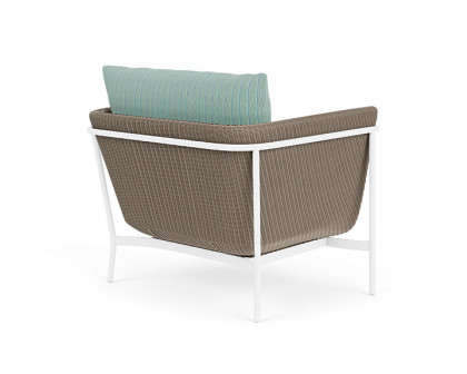 Lloyd Flanders™ Solstice Lounge Chair - French Beige, Matte White