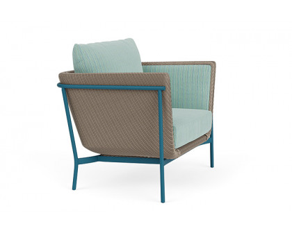 Lloyd Flanders™ Solstice Lounge Chair - French Beige, Peacock