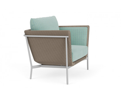 Lloyd Flanders™ Solstice Lounge Chair - French Beige, Metallic Silver