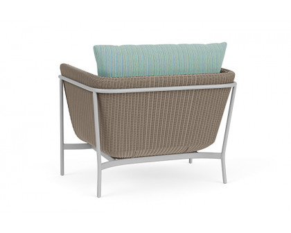 Lloyd Flanders™ Solstice Lounge Chair - French Beige, Metallic Silver