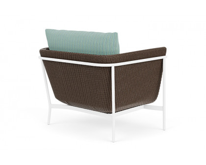 Lloyd Flanders™ Solstice Lounge Chair - Bark, Matte White