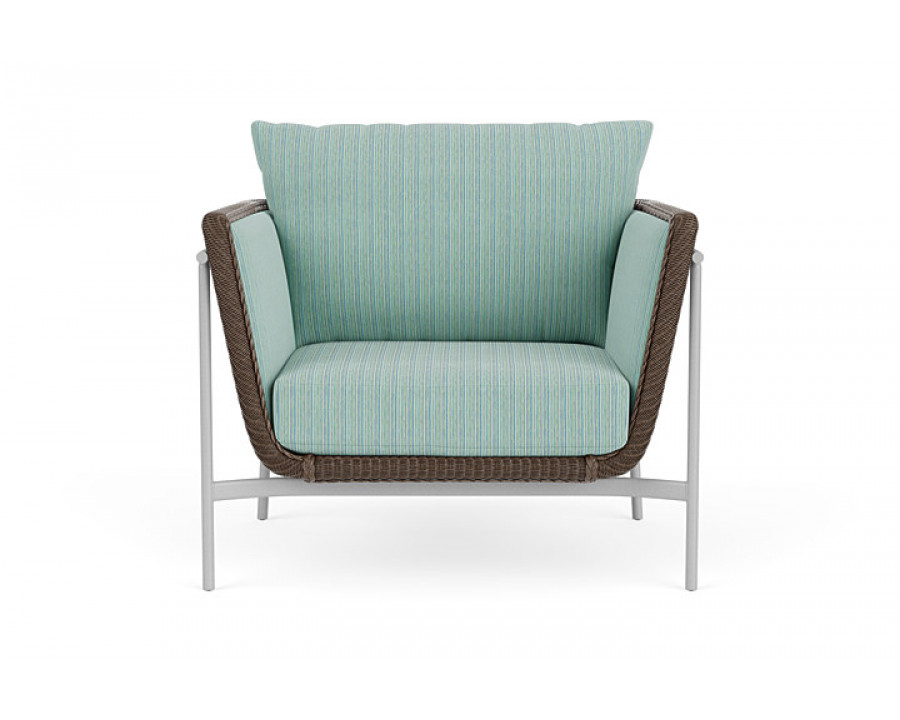 Lloyd Flanders™ Solstice Lounge Chair - Bark, Metallic Silver