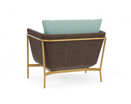 Lloyd Flanders™ Solstice Lounge Chair - Bark, Metallic Gold