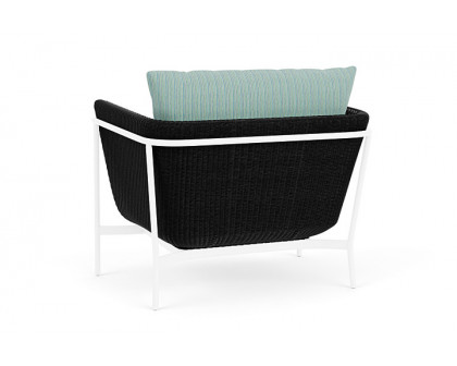 Lloyd Flanders™ Solstice Lounge Chair - Ebony, White