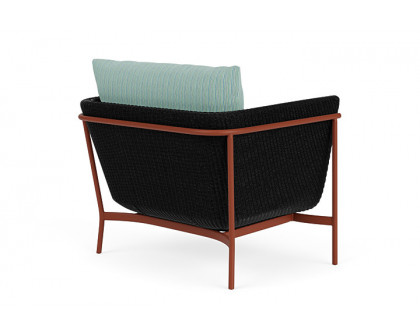 Lloyd Flanders™ Solstice Lounge Chair - Ebony, Terracotta