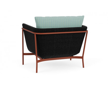 Lloyd Flanders™ Solstice Lounge Chair - Ebony, Terracotta