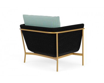 Lloyd Flanders™ Solstice Lounge Chair - Ebony, Metallic Gold