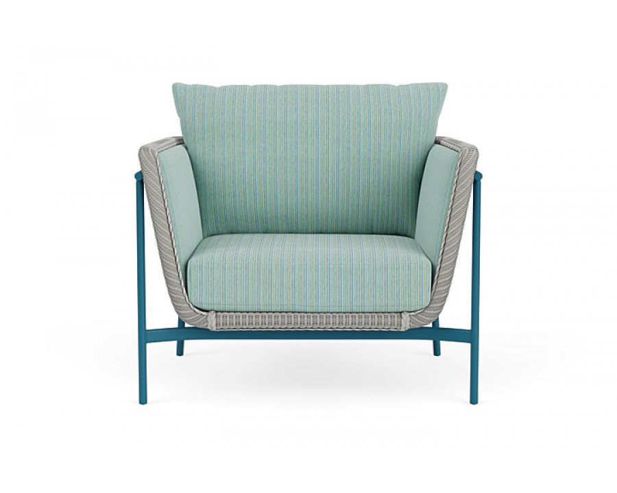 Lloyd Flanders™ Solstice Lounge Chair - Platinum, Peacock