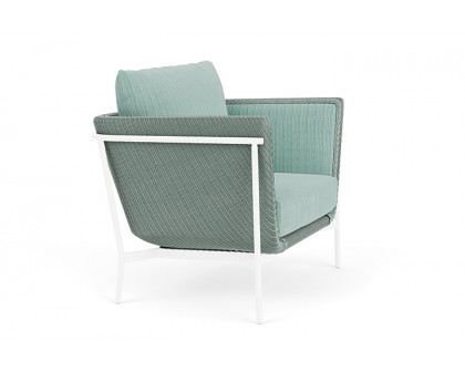 Lloyd Flanders™ Solstice Lounge Chair - Sea Glass, White