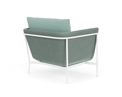 Lloyd Flanders™ Solstice Lounge Chair - Sea Glass, Matte White