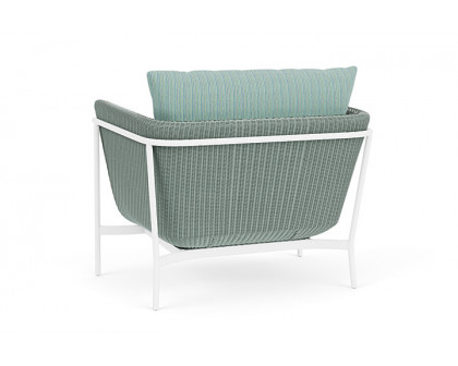 Lloyd Flanders™ Solstice Lounge Chair - Sea Glass, Matte White