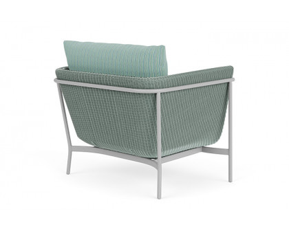 Lloyd Flanders™ Solstice Lounge Chair - Sea Glass, Metallic Silver