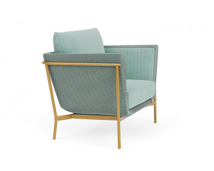 Lloyd Flanders™ Solstice Lounge Chair - Sea Glass, Metallic Gold