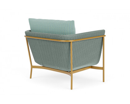 Lloyd Flanders™ Solstice Lounge Chair - Sea Glass, Metallic Gold