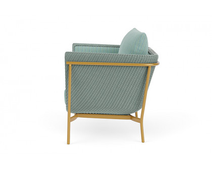 Lloyd Flanders™ Solstice Lounge Chair - Sea Glass, Metallic Gold