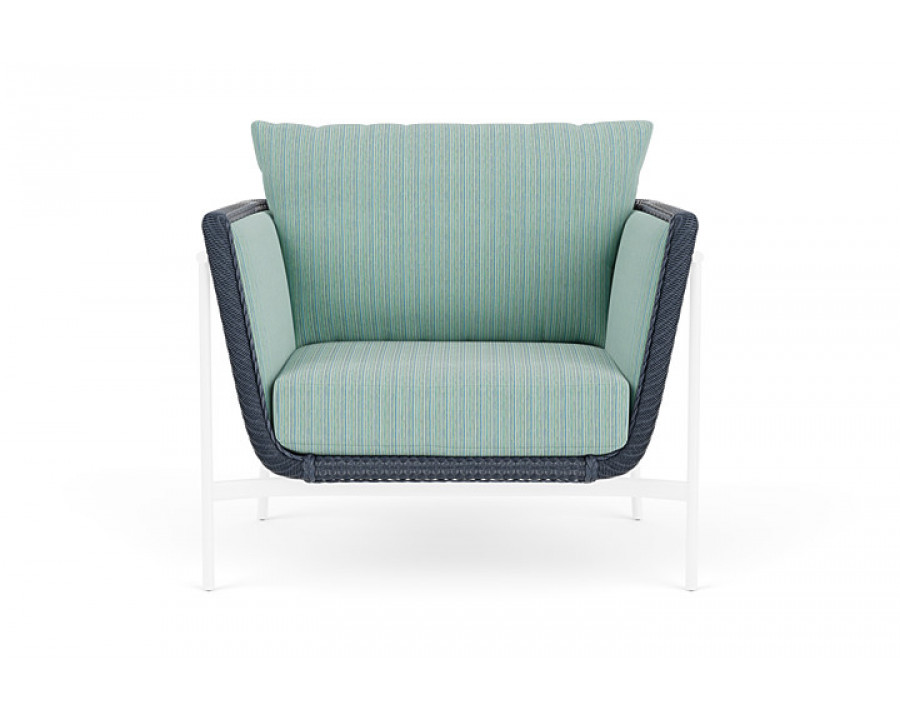 Lloyd Flanders™ Solstice Lounge Chair - Denim Blue, White