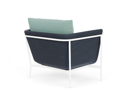 Lloyd Flanders™ Solstice Lounge Chair - Denim Blue, White